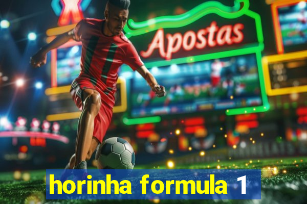 horinha formula 1